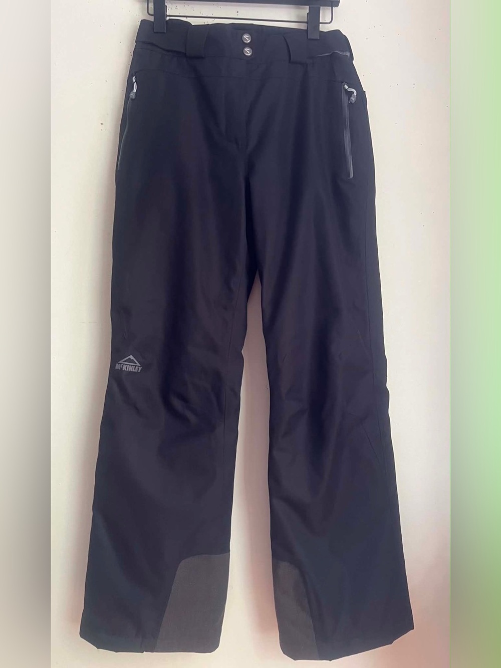 Women’s Black McKINLEY Insulated Snow Pants - Waterproof Jogger Style